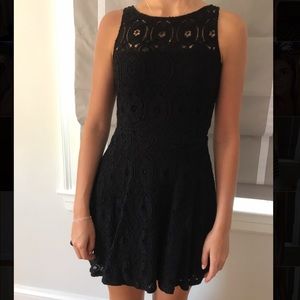Black cocktail dress